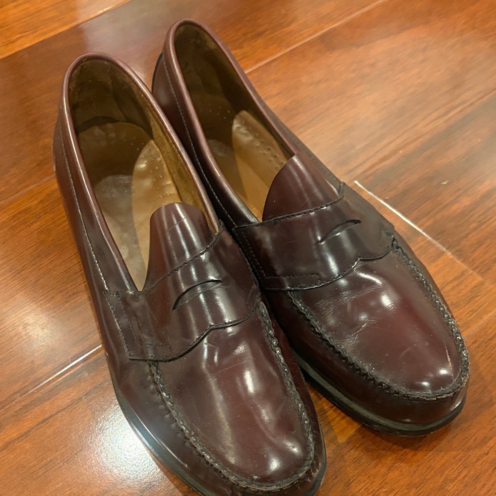 Classic Brown Leather Loafers